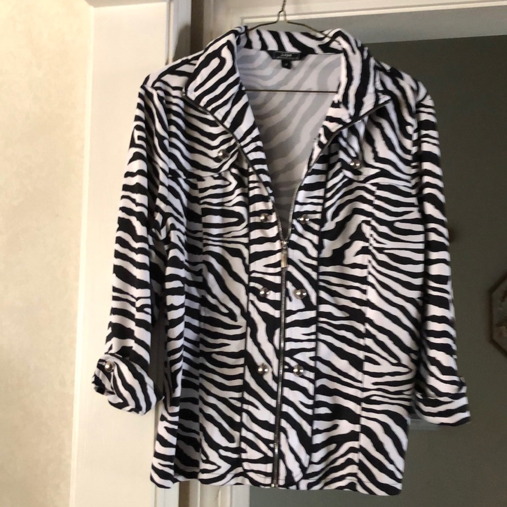 Striped jacket, size M